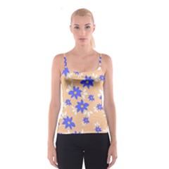 Flowers Pattern Floral Print Spaghetti Strap Top