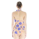 Flowers Pattern Floral Print Halter Swimsuit View2