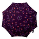 Pattern Petals Dots Print Seamless Hook Handle Umbrellas (Small) View1
