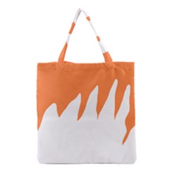 Orange Background Halloween Grocery Tote Bag