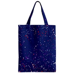 Texture Grunge Speckles Dots Zipper Classic Tote Bag