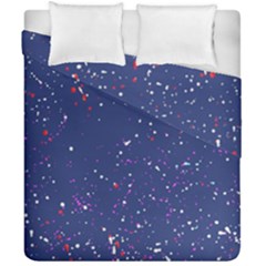 Texture Grunge Speckles Dots Duvet Cover Double Side (California King Size)