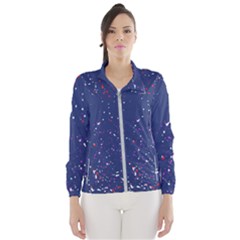 Texture Grunge Speckles Dots Women s Windbreaker