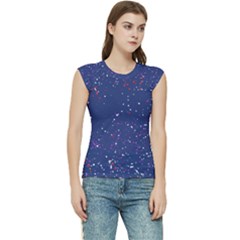 Texture Grunge Speckles Dots Women s Raglan Cap Sleeve T-Shirt