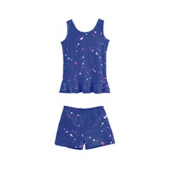 Texture Grunge Speckles Dots Kids  Boyleg Swimsuit