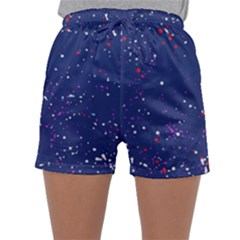 Texture Grunge Speckles Dots Sleepwear Shorts