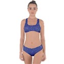 Texture Grunge Speckles Dots Criss Cross Bikini Set View1