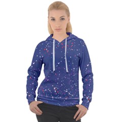 Texture Grunge Speckles Dots Women s Overhead Hoodie