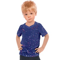 Texture Grunge Speckles Dots Kids  Sports T-Shirt