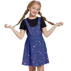 Texture Grunge Speckles Dots Kids  Apron Dress