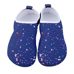 Texture Grunge Speckles Dots Men s Sock-Style Water Shoes