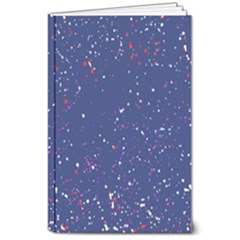 Texture Grunge Speckles Dots 8  x 10  Softcover Notebook