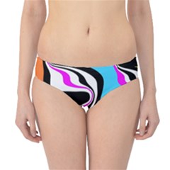 Liquid Warp Background Orange Blue Hipster Bikini Bottoms