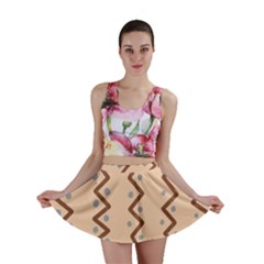 Print Pattern Minimal Tribal Mini Skirt
