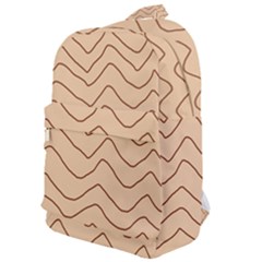 Background Wavy Zig Zag Lines Classic Backpack