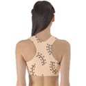 Leaves Plants Dots Pattern Fitness Sports Bra View2