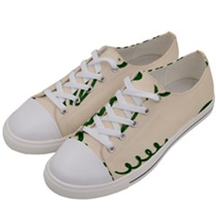 Elements Scribbles Wiggly Lines Men s Low Top Canvas Sneakers