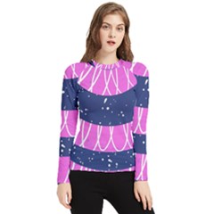 Texture Grunge Speckles Dot Women s Long Sleeve Rash Guard by Cemarart