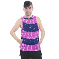 Texture Grunge Speckles Dot Men s Sleeveless Hoodie by Cemarart