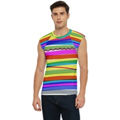 Print Ink Colorful Background Men s Raglan Cap Sleeve T-shirt