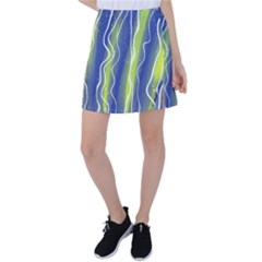 Texture Multicolour Gradient Grunge Tennis Skirt by Cemarart