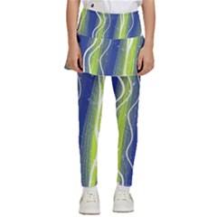 Texture Multicolour Gradient Grunge Kids  Skirted Pants