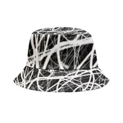 Flower Print Doodle Pattern Floral Inside Out Bucket Hat by Cemarart