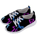 Ink Brushes Texture Grunge Women s Lightweight Sports Shoes View2