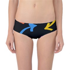 Colorful Arrows Kids Pointer Classic Bikini Bottoms