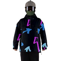 Ink Brushes Texture Grunge Men s Ski And Snowboard Waterproof Breathable Jacket by Cemarart