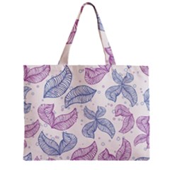 Blob Gradient Blur Scatter Zipper Mini Tote Bag