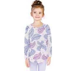 Blob Gradient Blur Scatter Kids  Long Sleeve T-shirt