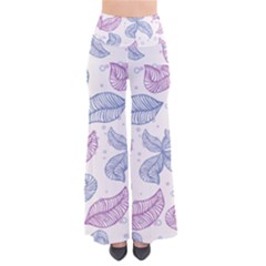 Leaves Line Art Background So Vintage Palazzo Pants