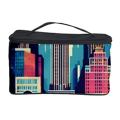 Skyscrapers City Usa Cosmetic Storage Case