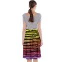 Rainbow Wood Digital Paper Pattern Midi Beach Skirt View2