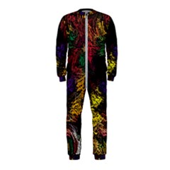 Floral Patter Flowers Floral Drawing Onepiece Jumpsuit (kids)