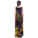 Floral Patter Flowers Floral Drawing Empire Waist Maxi Dress View2
