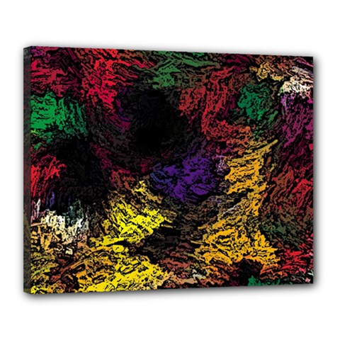 Abstract Painting Colorful Canvas 20  X 16  (stretched) by Cemarart