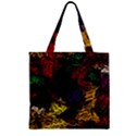Abstract Painting Colorful Zipper Grocery Tote Bag View1