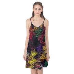 Abstract Painting Colorful Camis Nightgown 