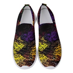 Abstract Painting Colorful Women s Slip On Sneakers