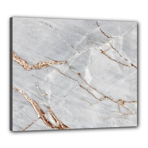 Gray Light Marble Stone Texture Background Canvas 24  X 20  (stretched)