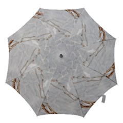 Gray Light Marble Stone Texture Background Hook Handle Umbrellas (small)
