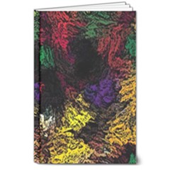 Abstract Painting Colorful 8  X 10  Hardcover Notebook