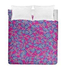 Colorful cosutme collage motif pattern Duvet Cover Double Side (Full/ Double Size)