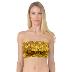 Blooming Flowers Of Lotus Paradise Bandeau Top