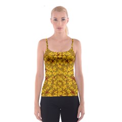 Blooming Flowers Of Lotus Paradise Spaghetti Strap Top