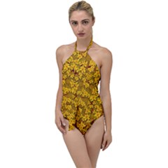 Blooming Flowers Of Lotus Paradise Go With The Flow One Piece Swimsuit