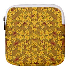 Blooming Flowers Of Lotus Paradise Mini Square Pouch