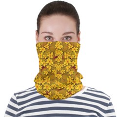 Blooming Flowers Of Lotus Paradise Face Seamless Bandana (adult)